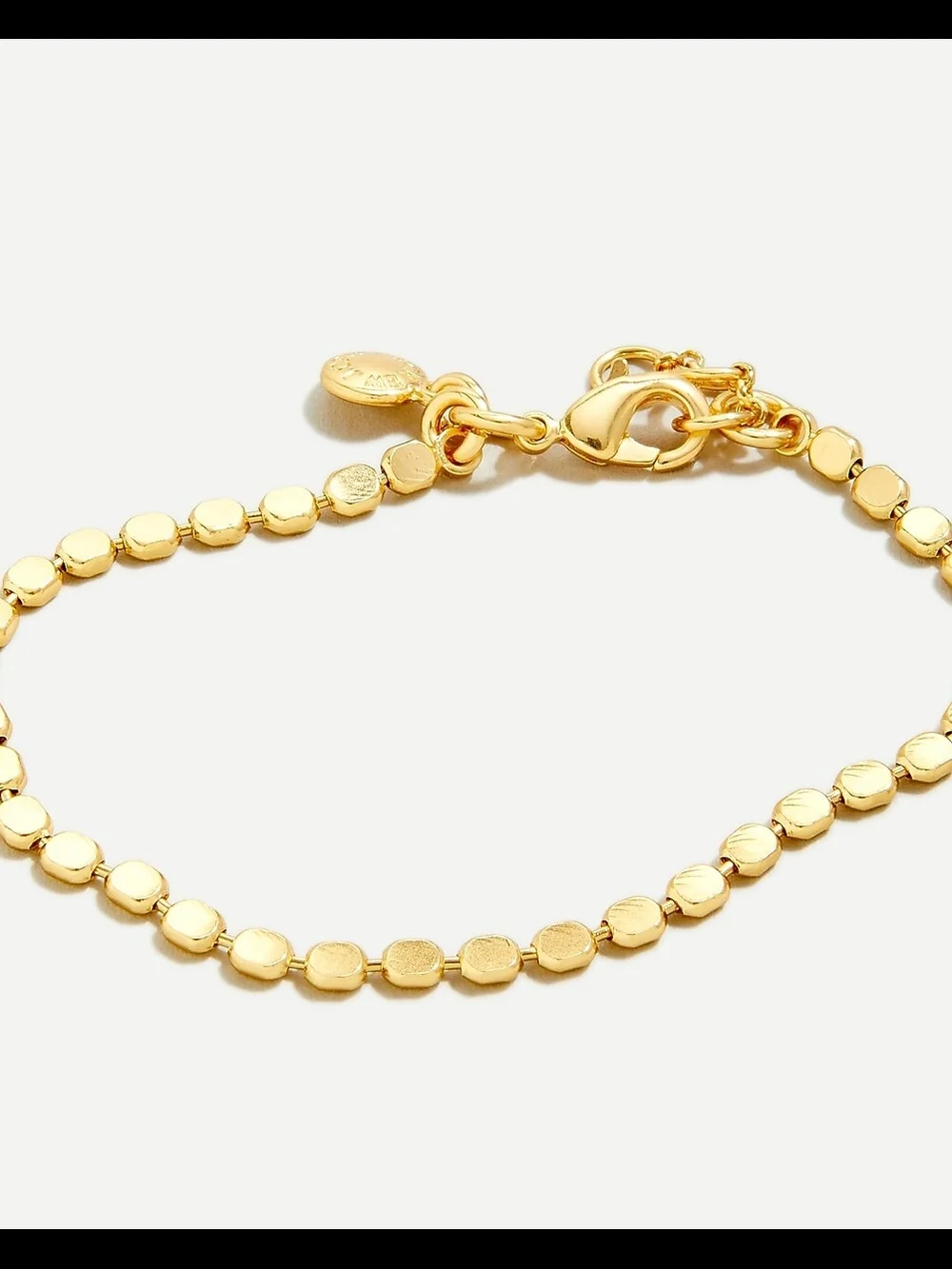 J Crew Gold Dot Chain Set Necklace & Bracelet - Picture 2 of 9